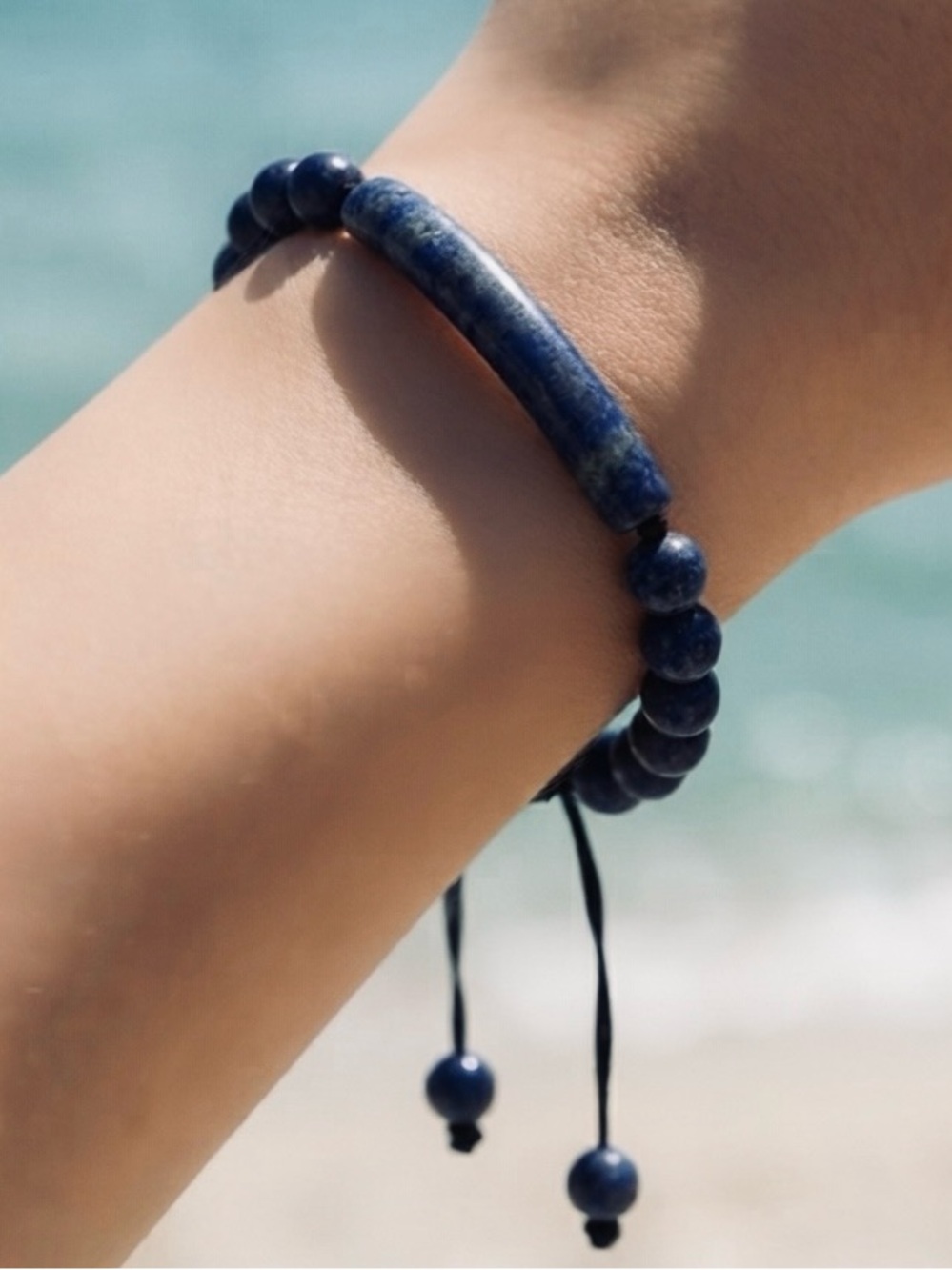 Lapis lazuli Beaded Bracelet